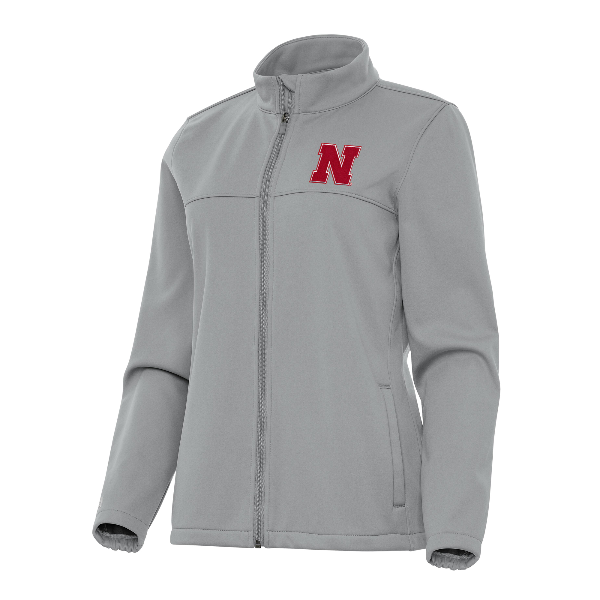 Women’s Antigua Gray Nebraska Huskers Links 2 Golf Full-Zip Jacket Women’s Antigua Gray Nebraska Huskers Links 2 Golf Full-Zip Jacket
