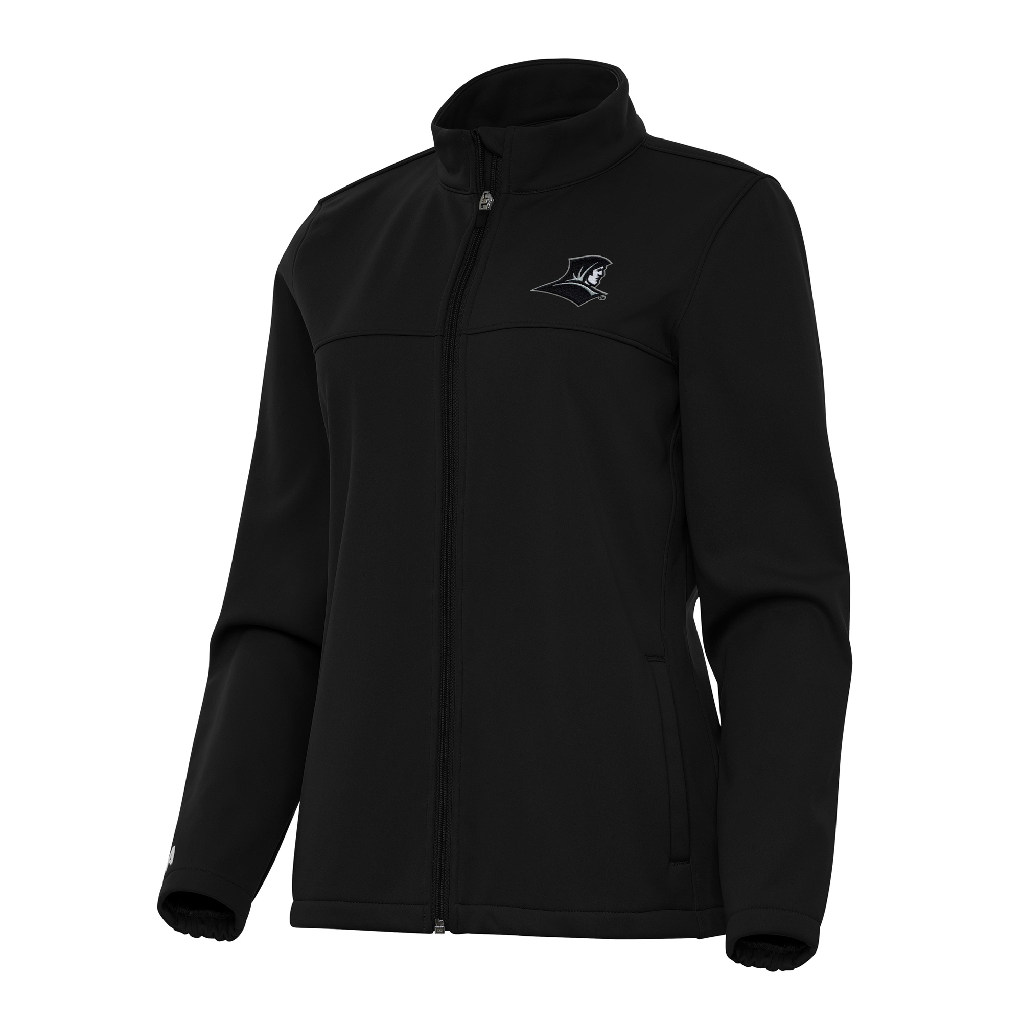 Women’s Antigua Black Providence Friars Links 2 Golf Full-Zip Jacket