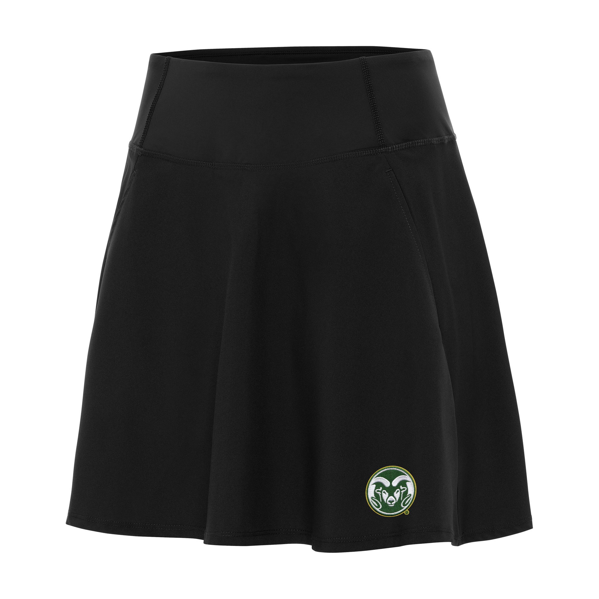 Women's Antigua Black Colorado State Rams Chip Skort