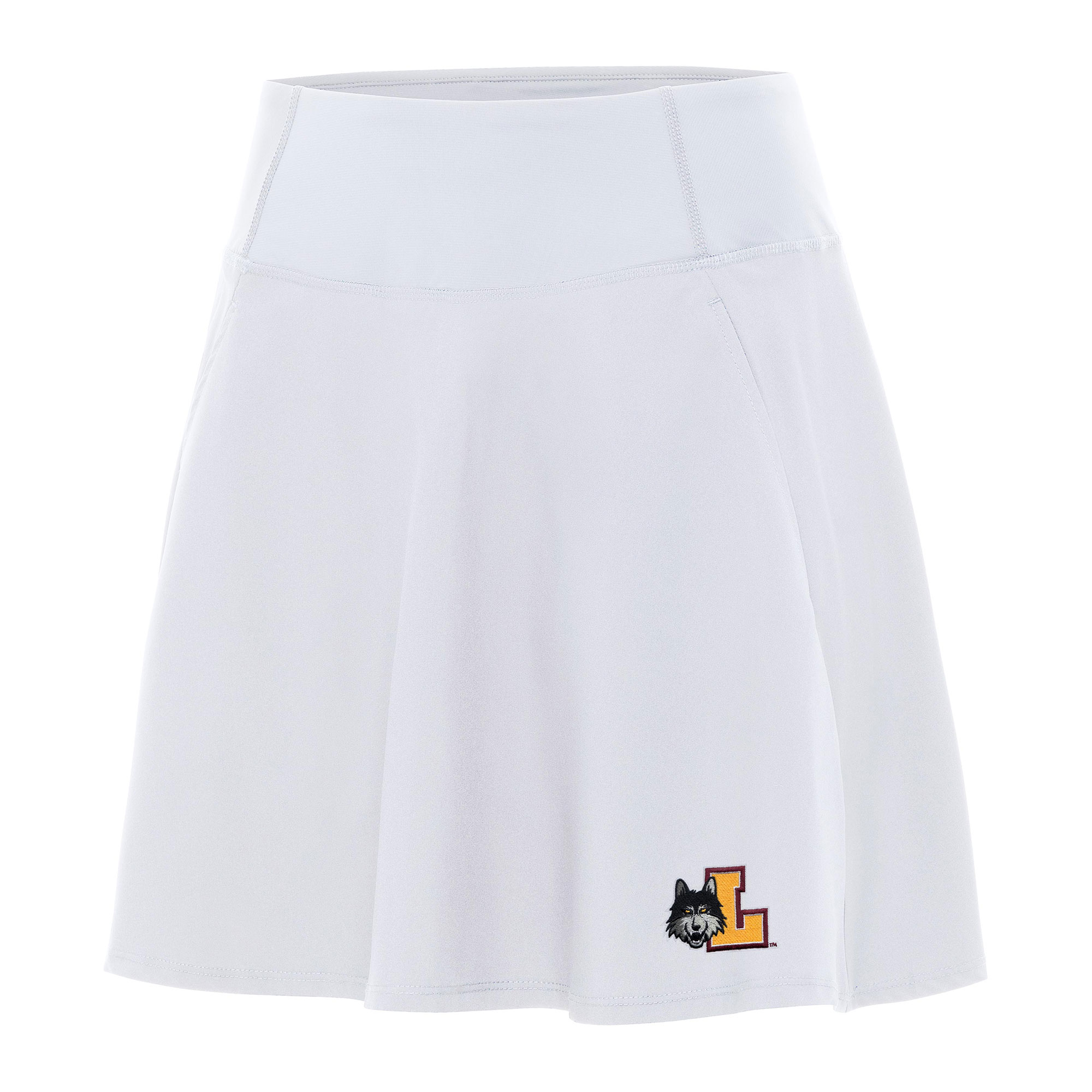 Women’s Antigua White Loyola Chicago Ramblers Chip Skort Women’s Antigua White Loyola Chicago Ramblers Chip Skort