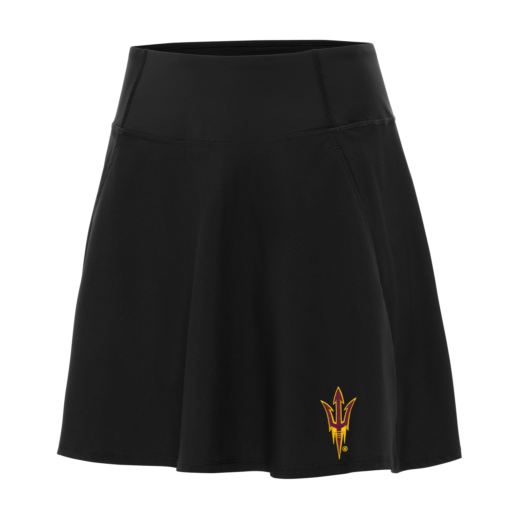 Women's Antigua Black Arizona State Sun Devils Chip Skort
