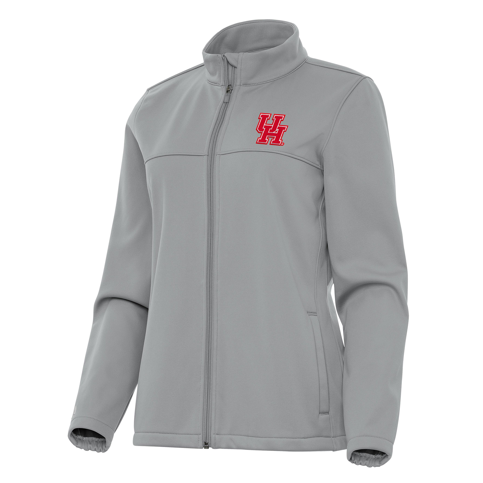 Women’s Antigua Gray Houston Cougars Links 2 Full-Zip Golf Jacket