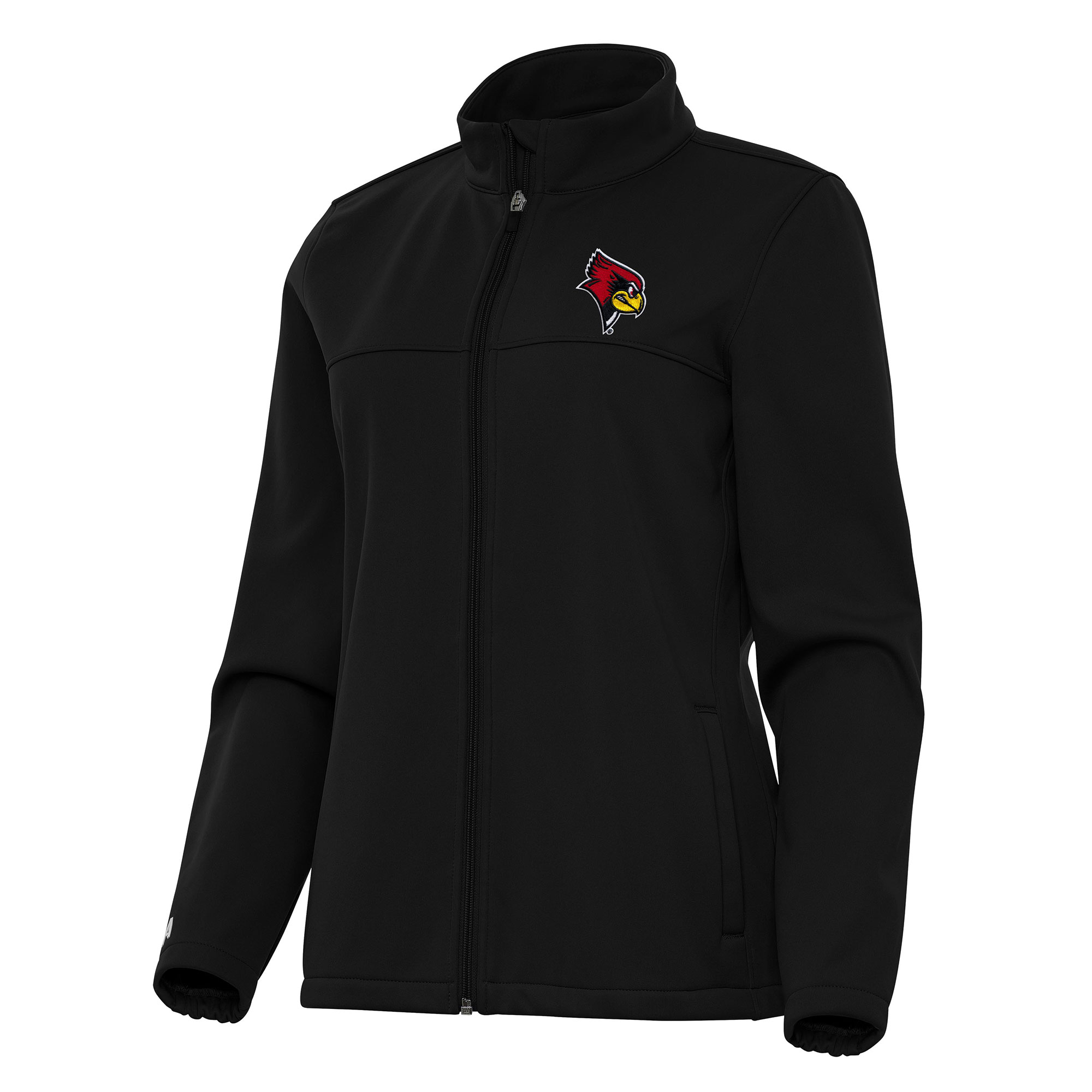 Women’s Antigua Black Illinois State Redbirds Links 2 Full-Zip Golf Jacket Women’s Antigua Black Illinois State Redbirds Links 2 Full-Zip Golf Jacket
