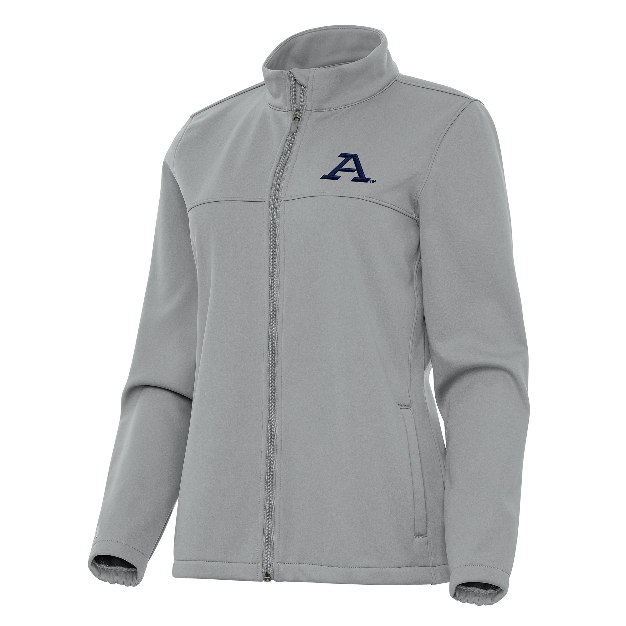 Women’s Antigua Gray Akron Zips Links 2 Full-Zip Golf Jacket Women’s Antigua Gray Akron Zips Links 2 Full-Zip Golf Jacket