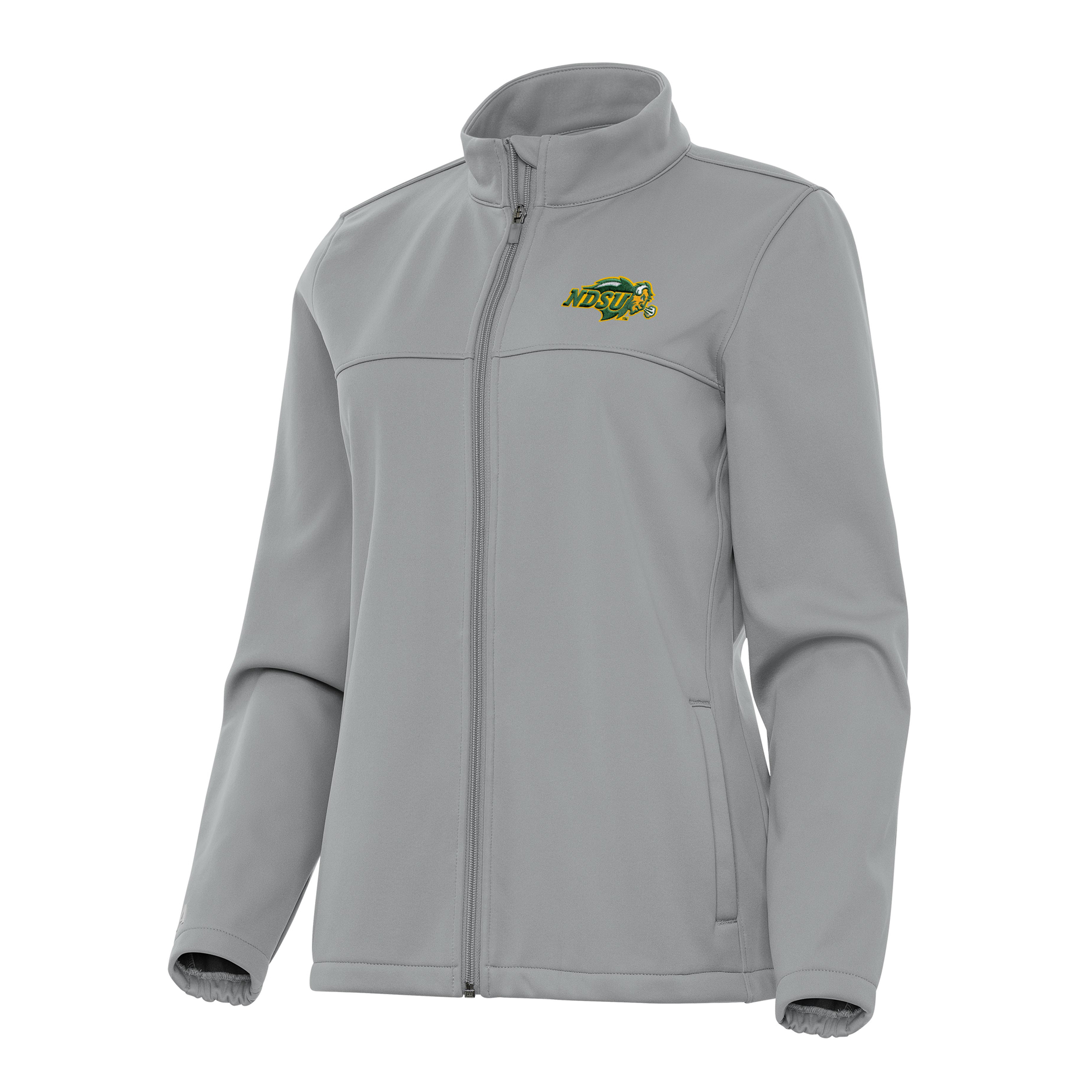 Women’s Antigua Gray NDSU Bison Links 2 Full-Zip Golf Jacket Women’s Antigua Gray NDSU Bison Links 2 Full-Zip Golf Jacket