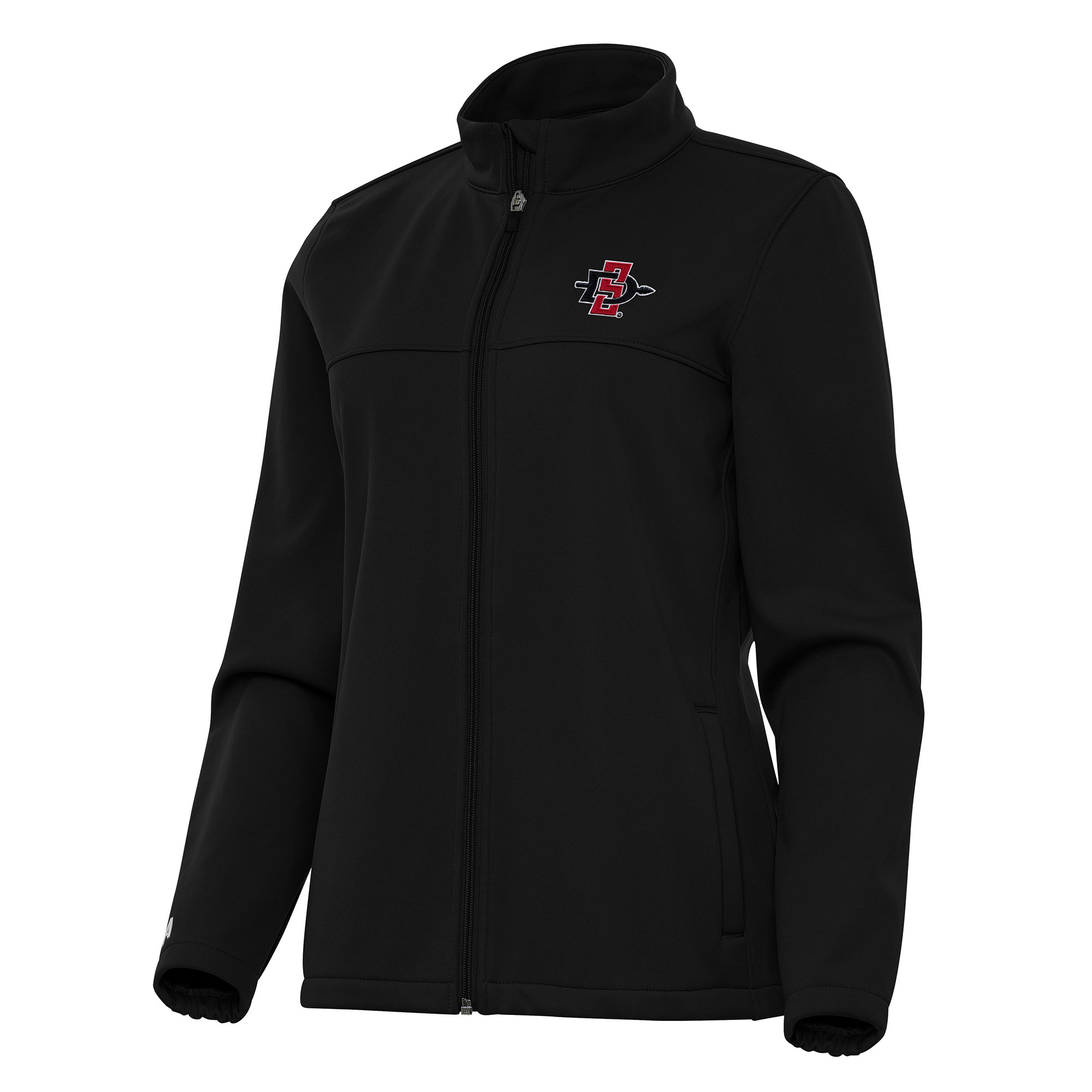 Women’s Antigua Black San Diego State Aztecs Links 2 Full-Zip Golf Jacket Women’s Antigua Black San Diego State Aztecs Links 2 Full-Zip Golf Jacket