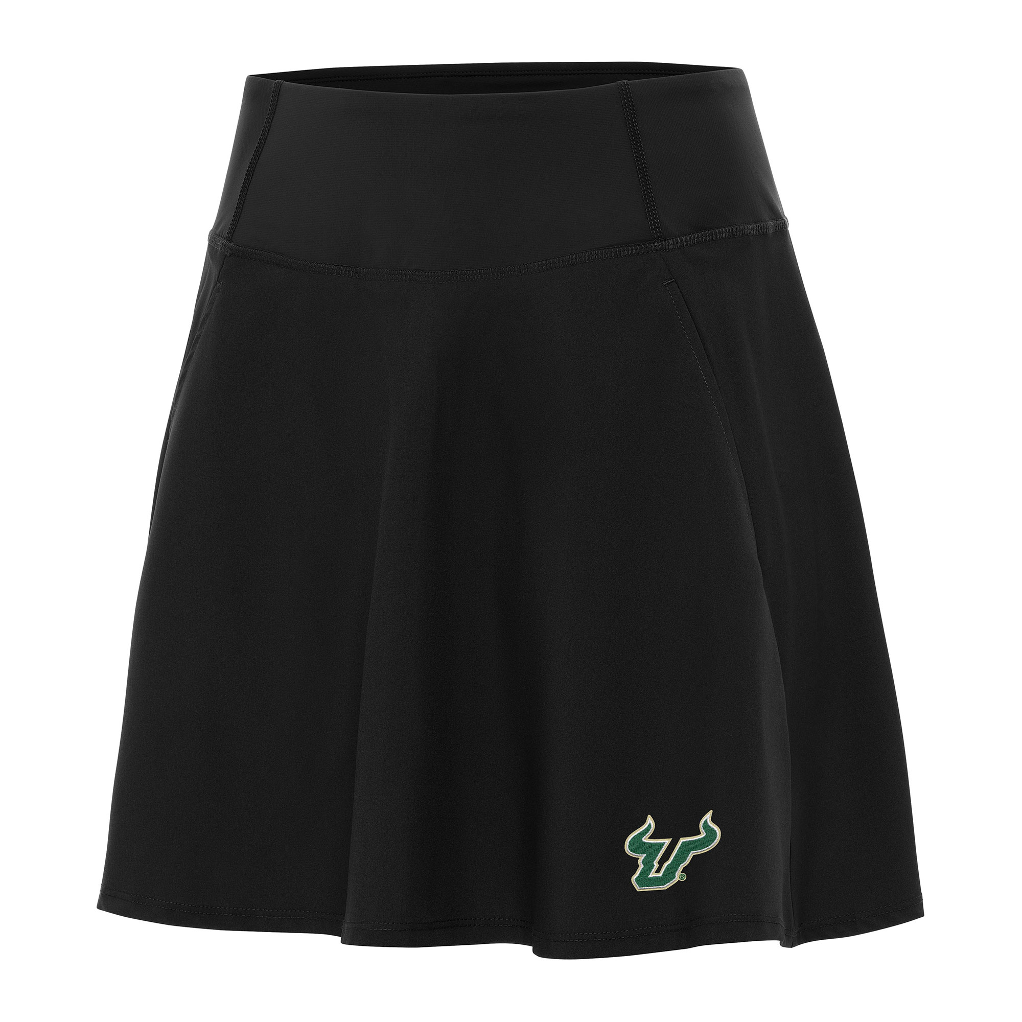 Women's Antigua Black South Florida Bulls Chip Skort
