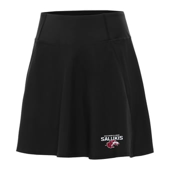 Women's Antigua Black Southern Illinois Salukis Chip Skort