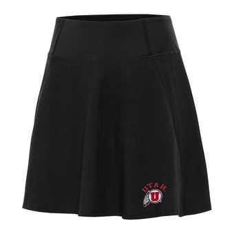 Women's Antigua Black Utah Utes Chip Skort