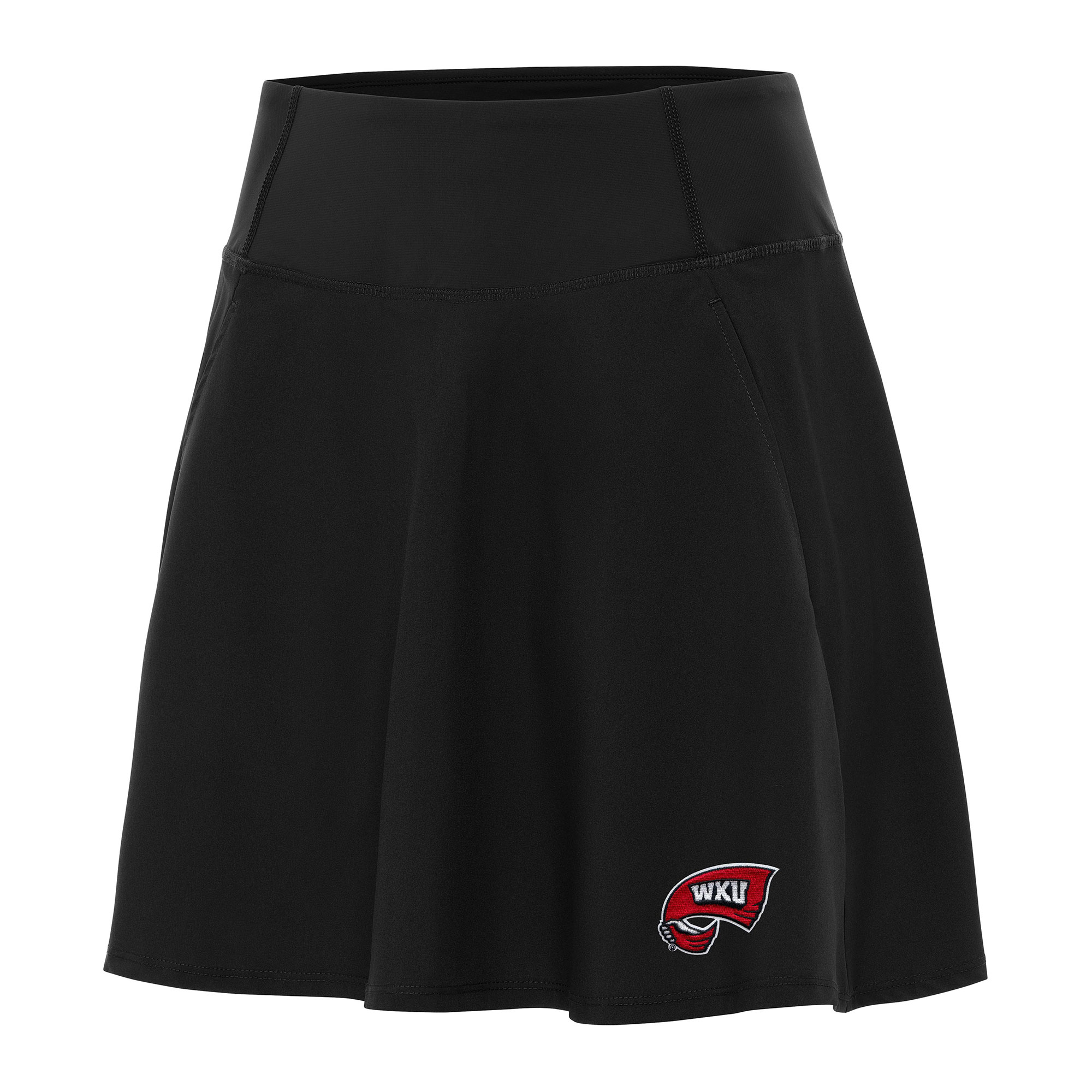 Women's Antigua Black Western Kentucky Hilltoppers Chip Skort