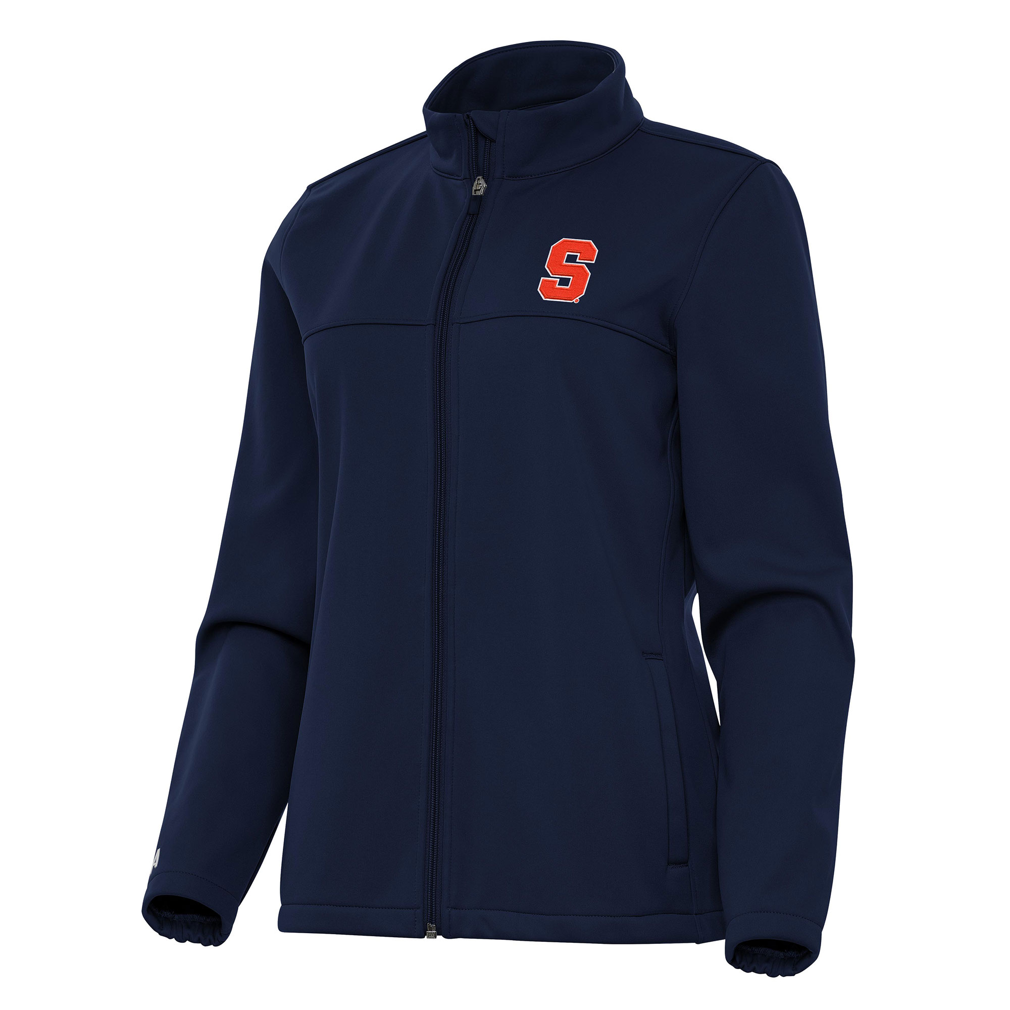 Women’s Antigua Navy Syracuse Orange Links 2 Full-Zip Golf Jacket Women’s Antigua Navy Syracuse Orange Links 2 Full-Zip Golf Jacket