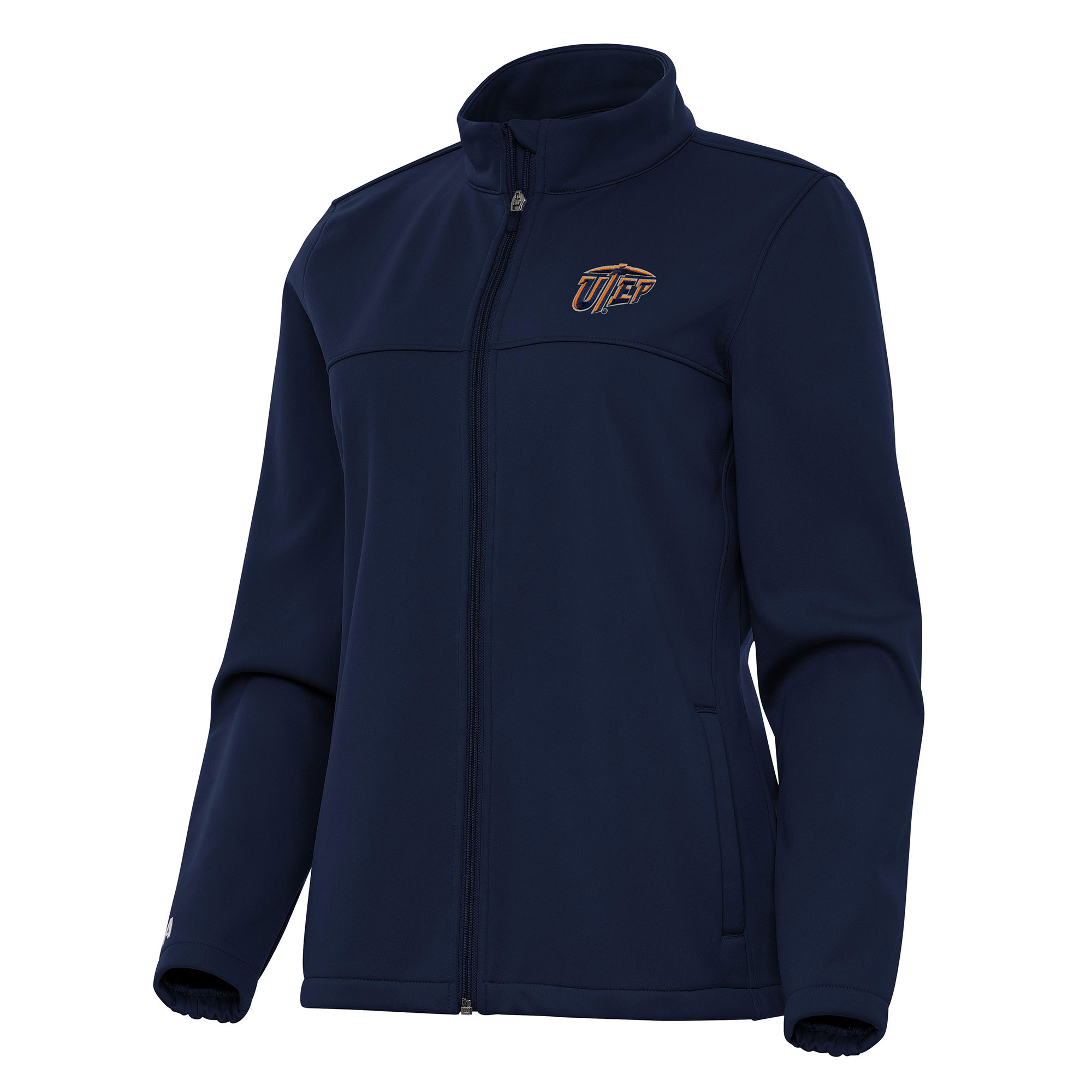 Women’s Antigua Navy UTEP Miners Links 2 Full-Zip Golf Jacket