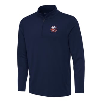 Men's Antigua Navy New York Islanders Reprocess Quarter-Zip Top