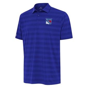 Men's Antigua Royal New York Rangers Tunnel Polo