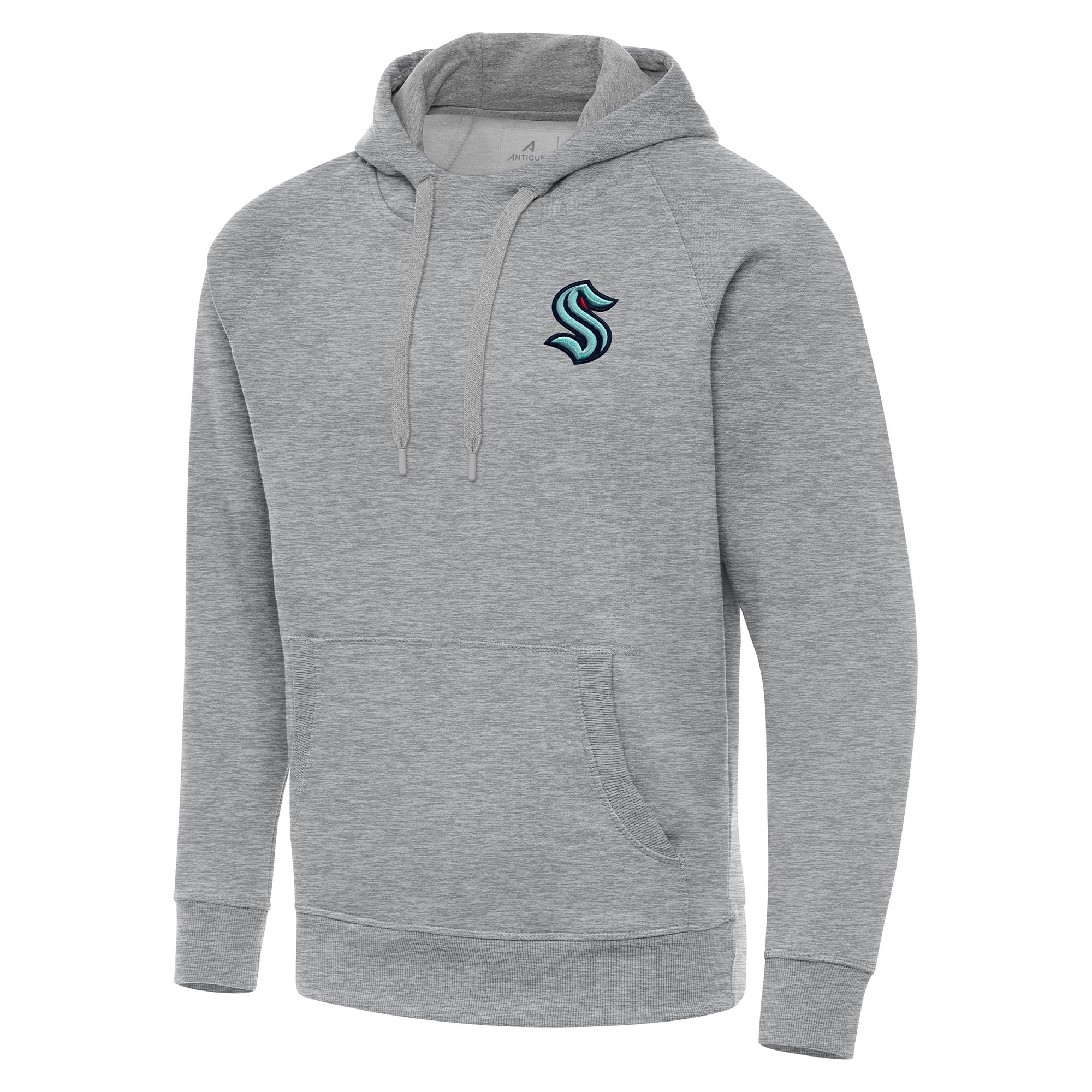 Men’s Antigua Heather Gray Seattle Kraken Big & Tall Victory Pullover Hoodie Men’s Antigua Heather Gray Seattle Kraken Big & Tall Victory Pullover Hoodie
