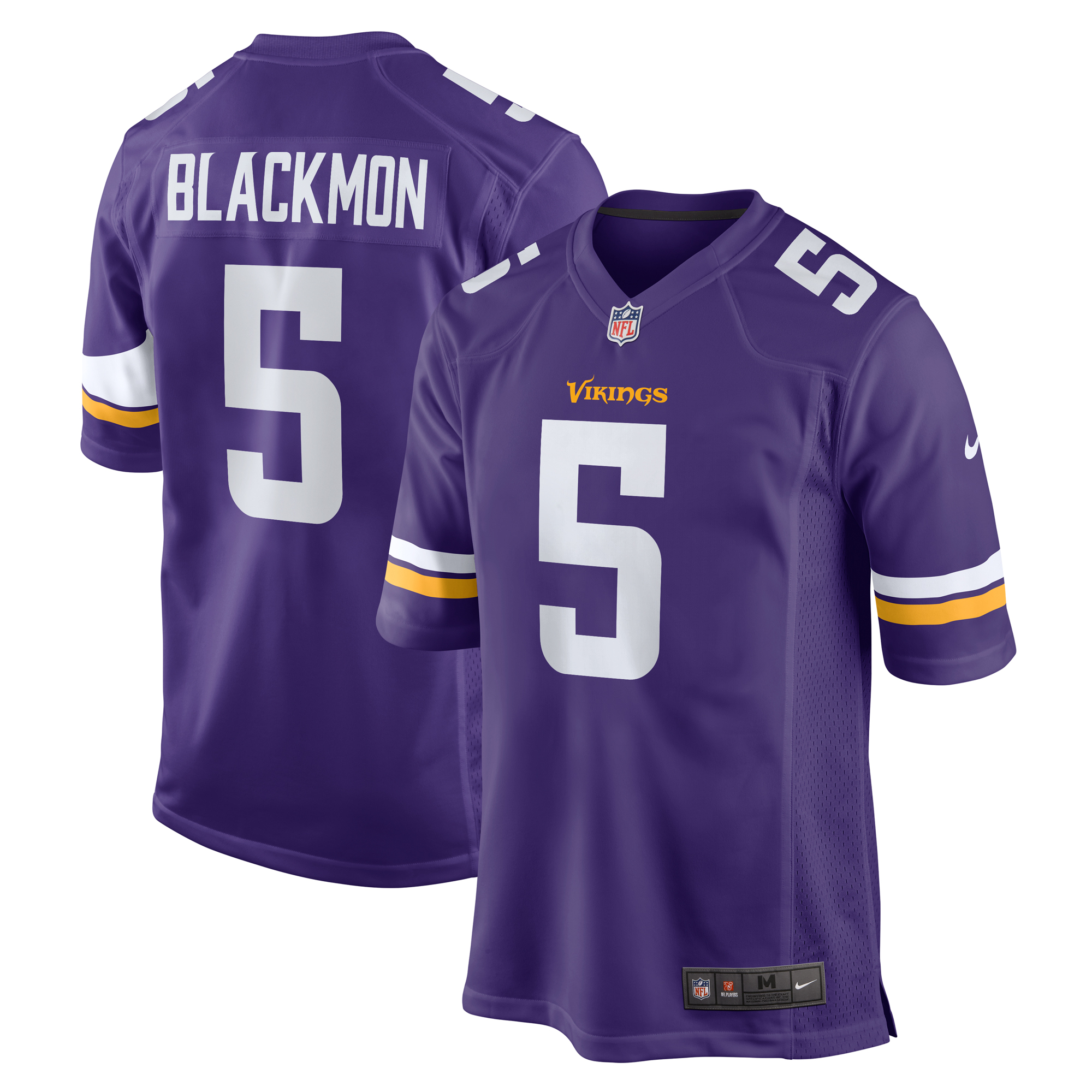 Men's Nike Mekhi Blackmon Purple Minnesota Vikings Game Jersey