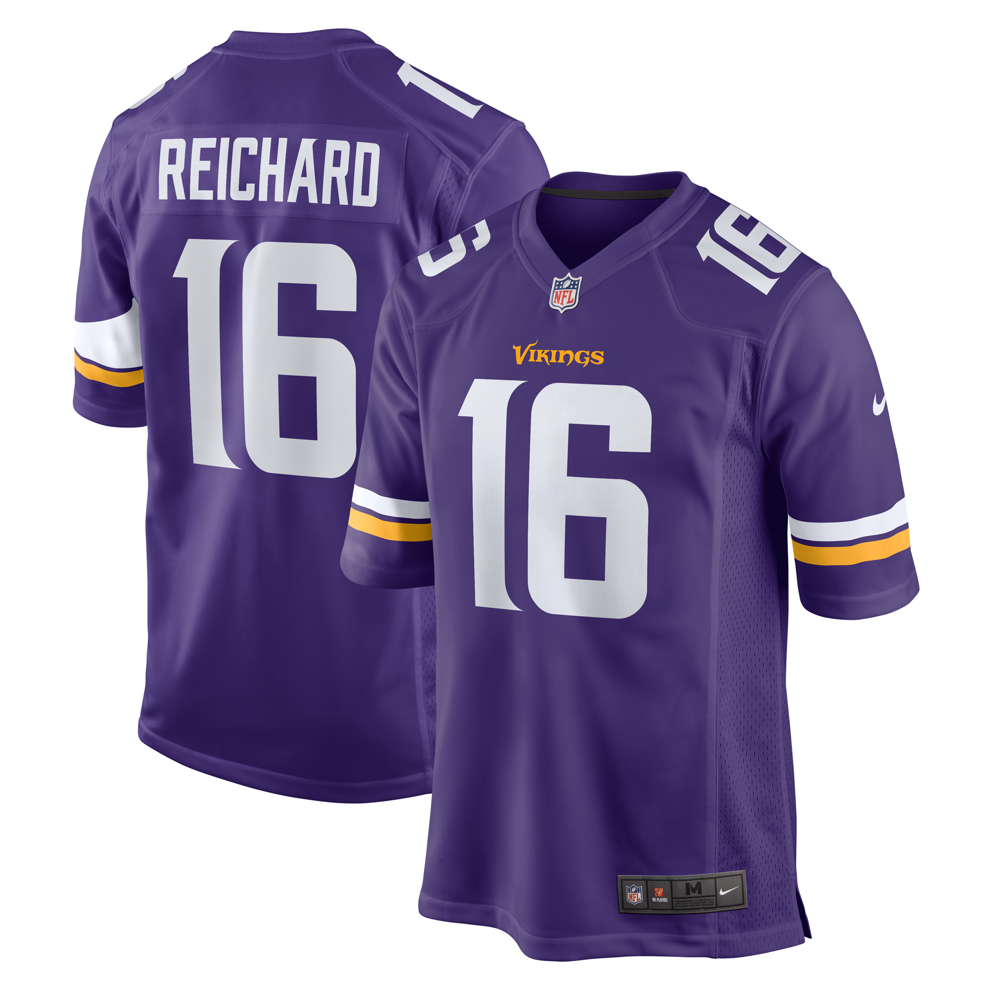Men's Nike Will Reichard Purple Minnesota Vikings Game Jersey