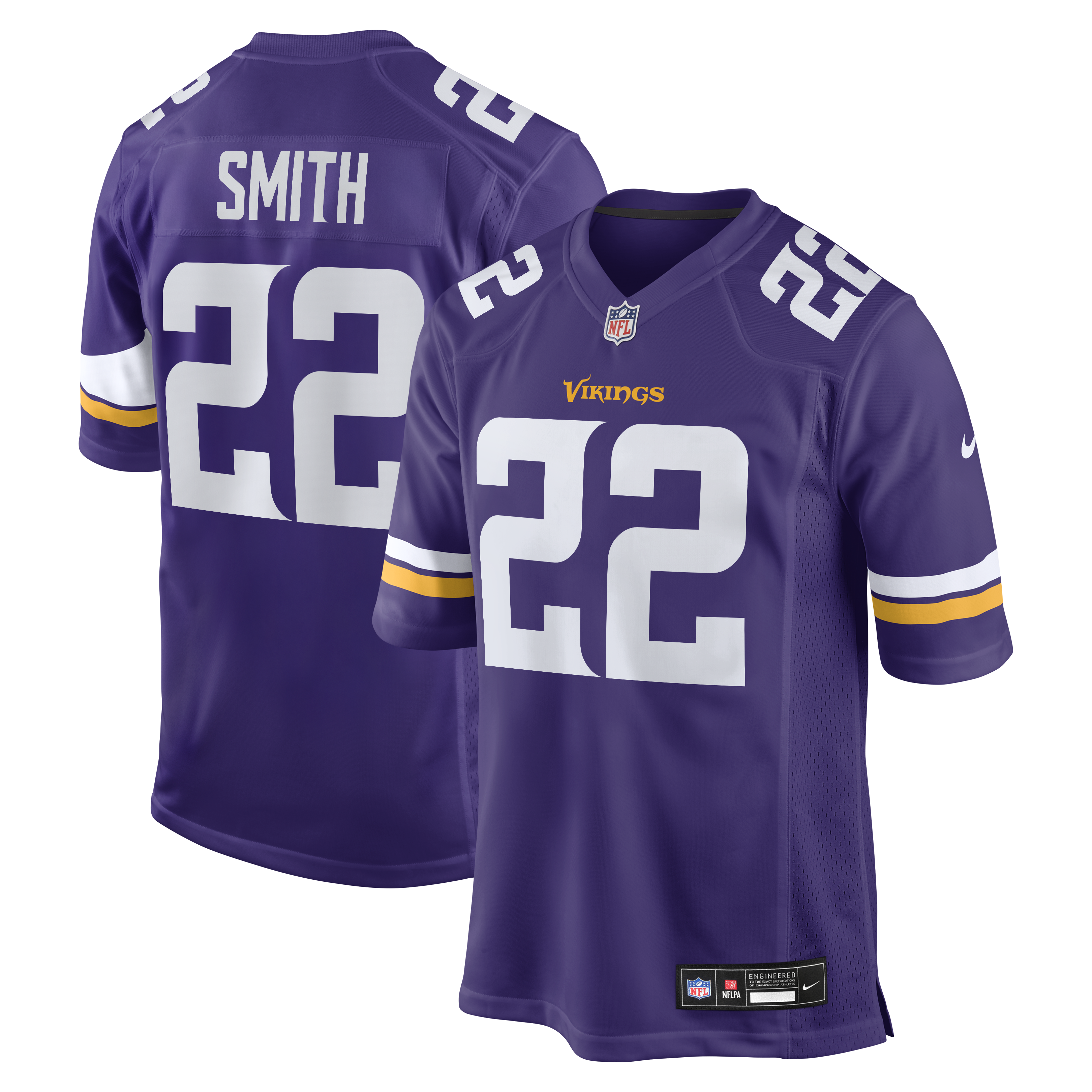 Men's Nike Harrison Smith  Purple Minnesota Vikings  Game Jersey