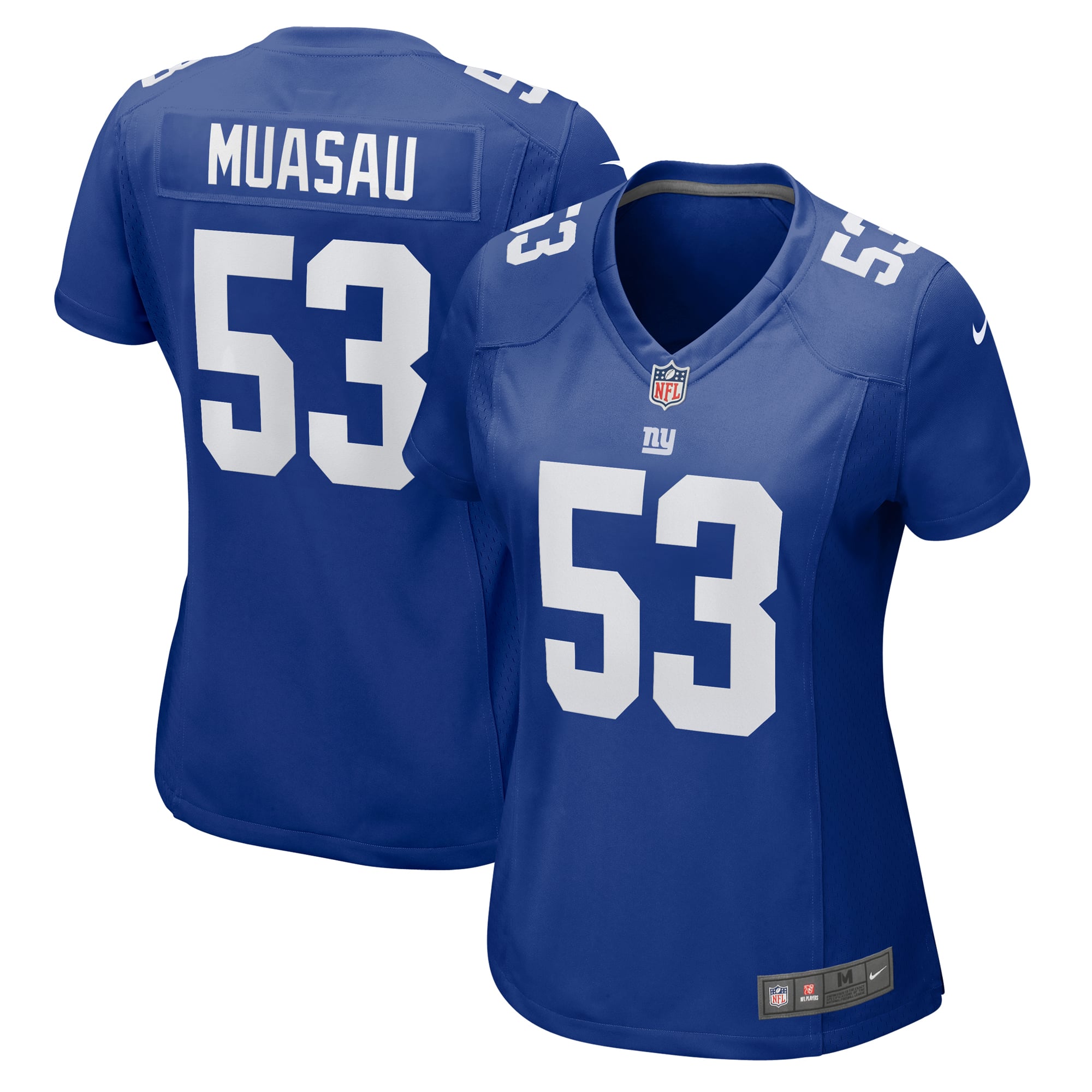 Women's Nike Darius Muasau Royal New York Giants Game Jersey