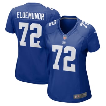 Women's Nike Jermaine Eluemunor  Royal New York Giants  Game Jersey
