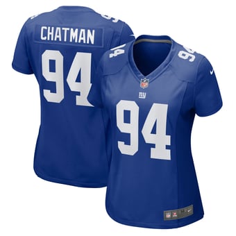 Women's Nike Elijah Chatman  Royal New York Giants  Game Jersey