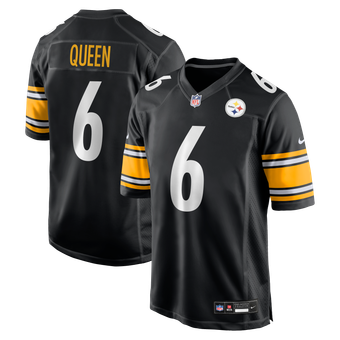 Men's Nike Patrick Queen  Black Pittsburgh Steelers  Game Jersey