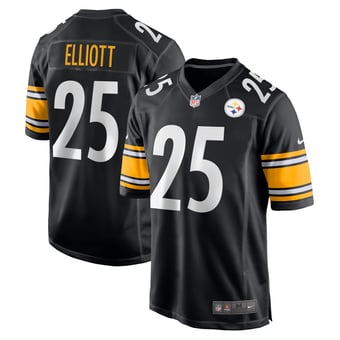 Men's Nike DeShon Elliott  Black Pittsburgh Steelers  Game Jersey