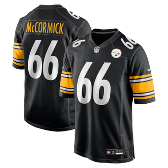 Men's Nike Mason McCormick Black Pittsburgh Steelers Game Jersey