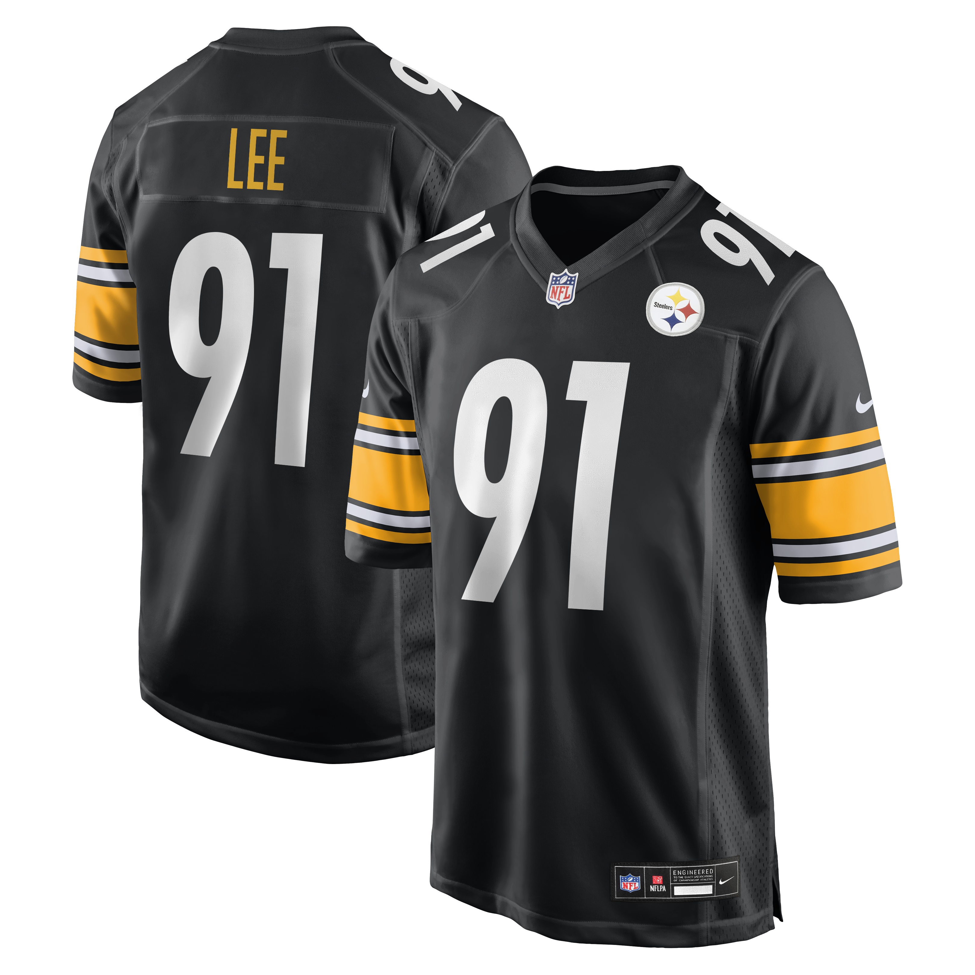 Men's Nike Logan Lee  Black Pittsburgh Steelers  Game Jersey