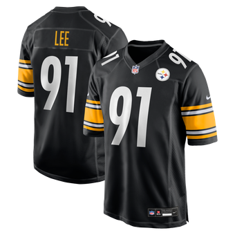 Men's Nike Logan Lee  Black Pittsburgh Steelers  Game Jersey