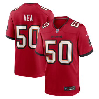 Men's Nike Vita Vea Red Tampa Bay Buccaneers Game Jersey