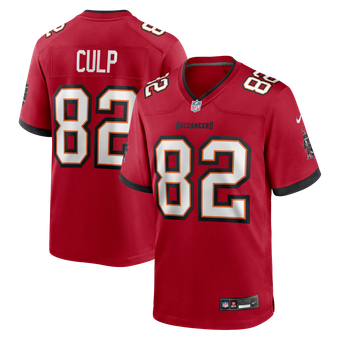 Men's Nike Devin Culp Red Tampa Bay Buccaneers Game Jersey