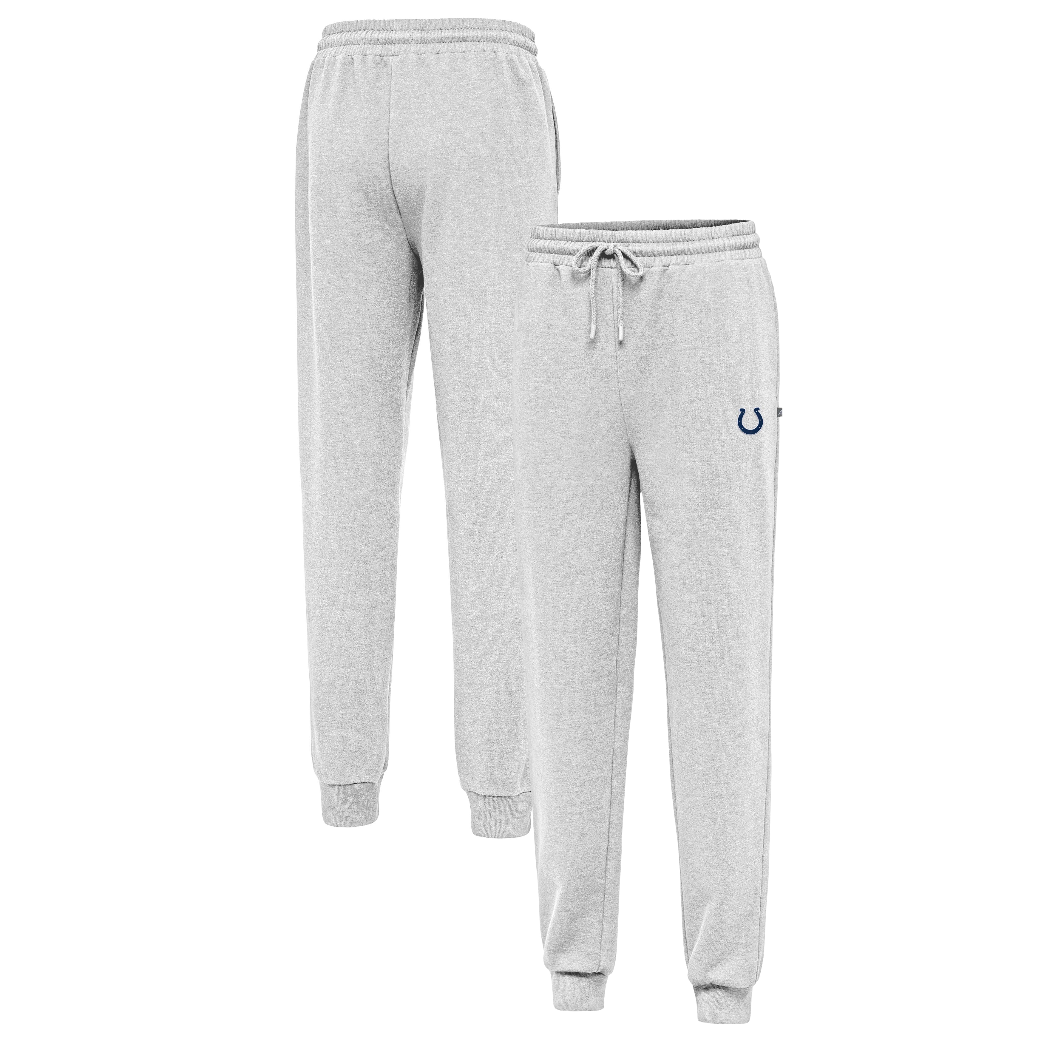 Men’s Antigua Heather Gray Indianapolis Colts Idol Jogger Pants Men’s Antigua Heather Gray Indianapolis Colts Idol Jogger Pants