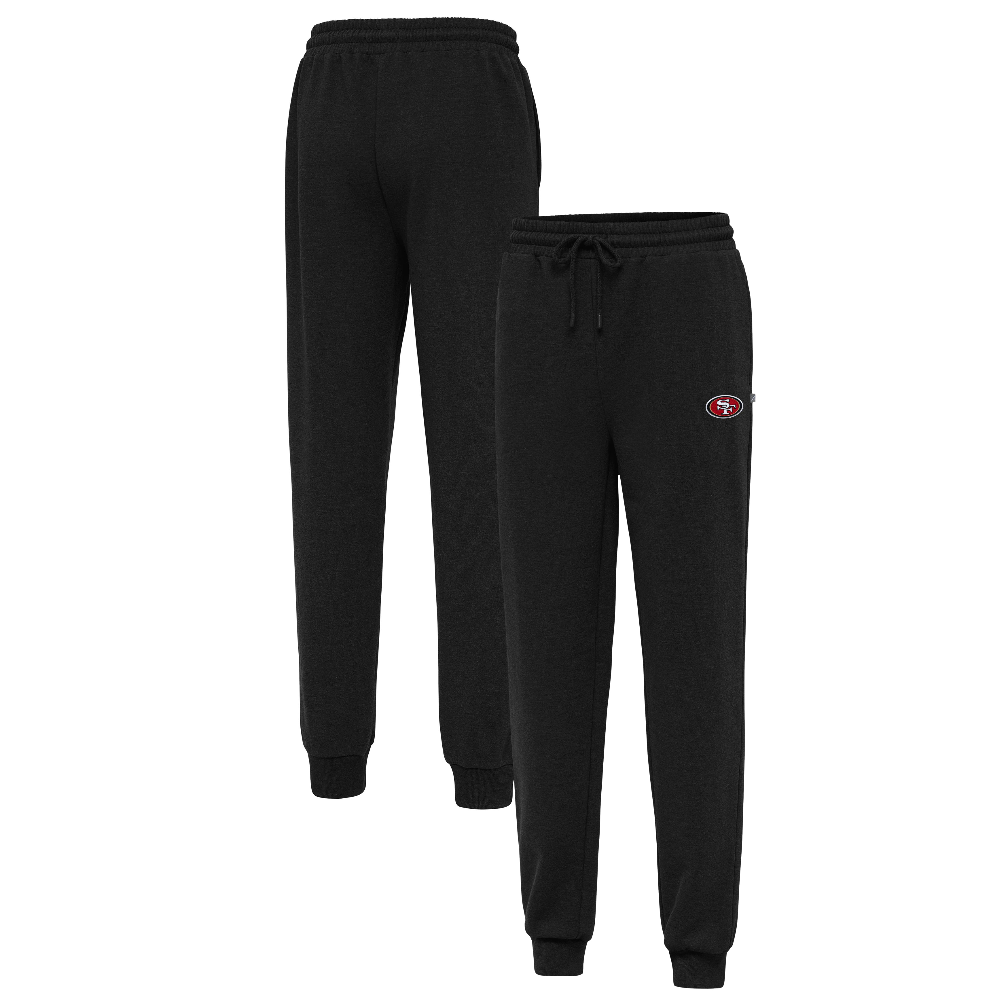 Men's Antigua Black San Francisco 49ers Idol Jogger Pants