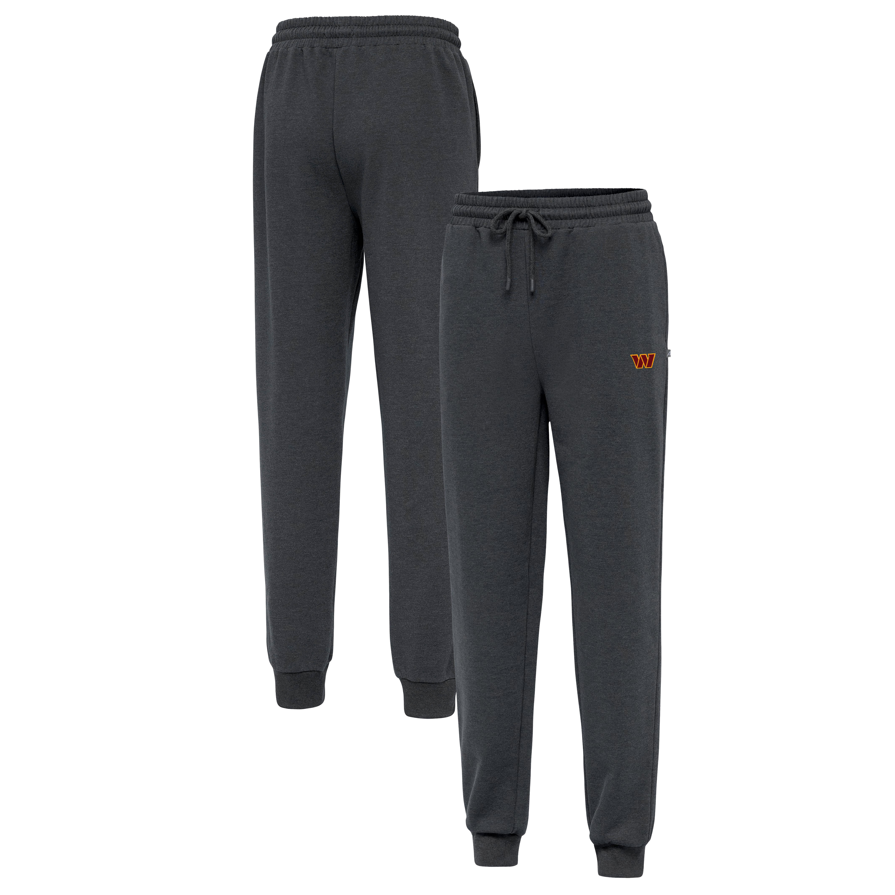 Men's Antigua Heather Charcoal Washington Commanders Idol Jogger Pants