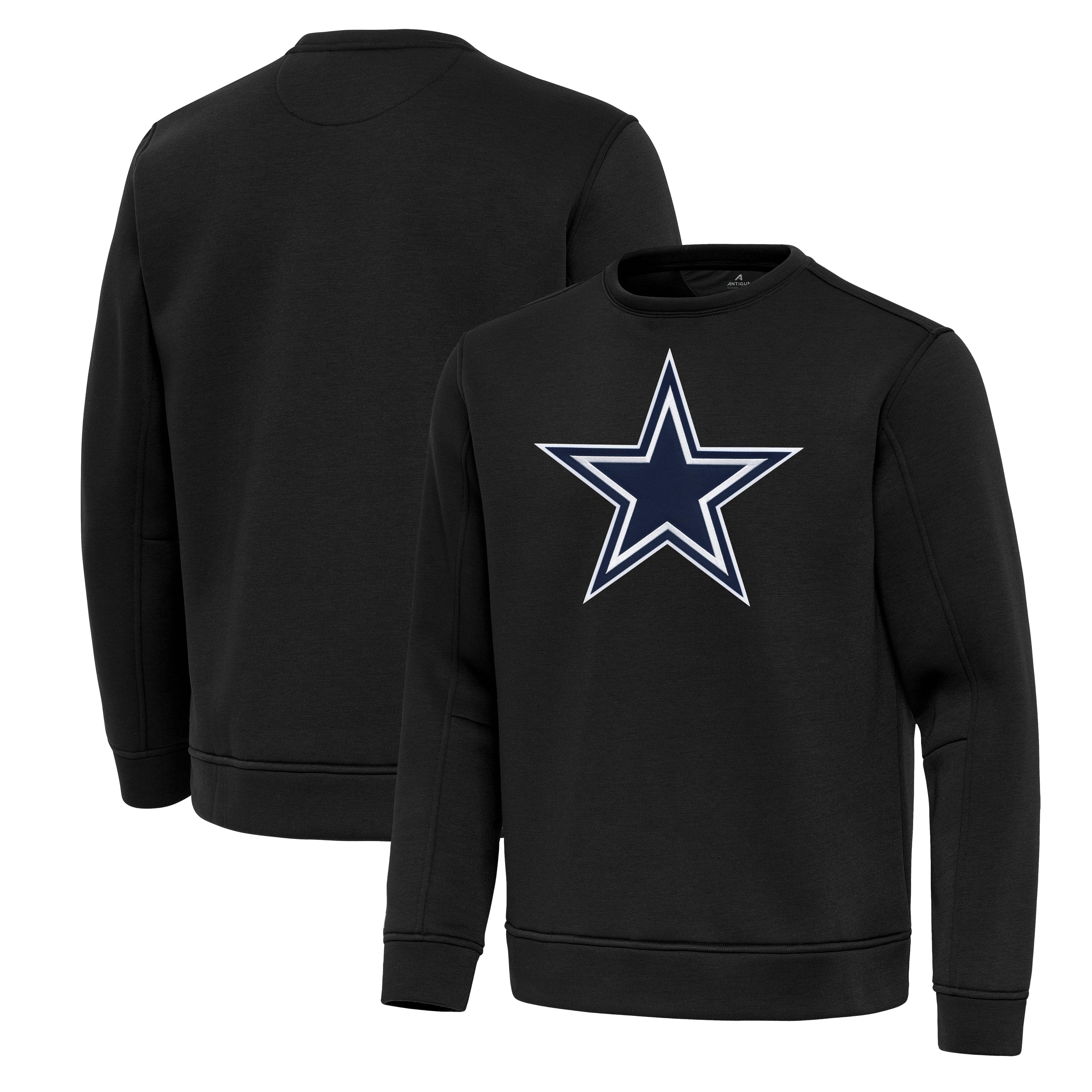Men’s Antigua Black Dallas Cowboys Relevant Lightweight Pullover Sweatshirt Men’s Antigua Black Dallas Cowboys Relevant Lightweight Pullover Sweatshirt