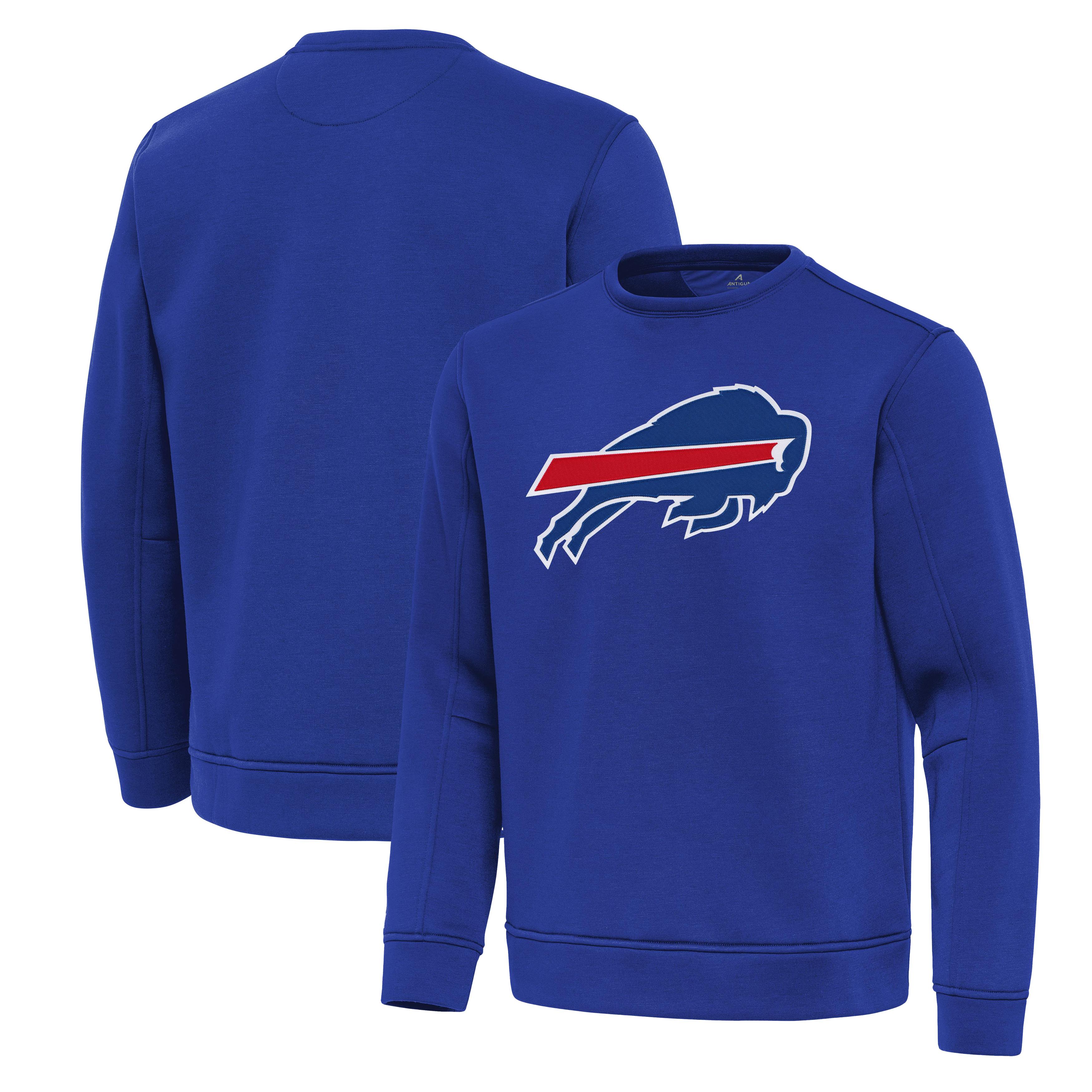 Men's Antigua Royal Buffalo Bills Relevant Lightweight Pullover Sweatshirt