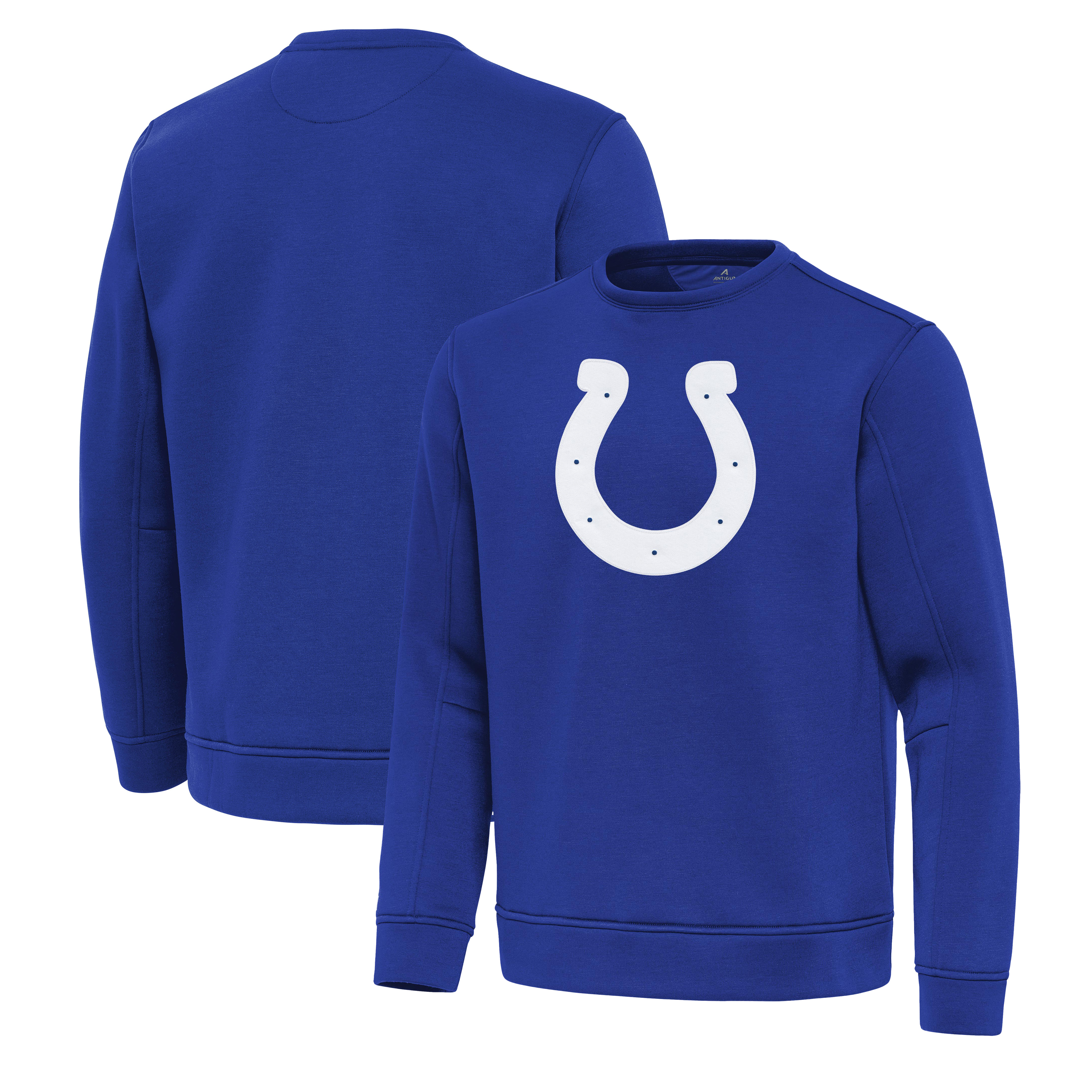 Men's Antigua Royal Indianapolis Colts Relevant Lightweight Pullover Sweatshirt