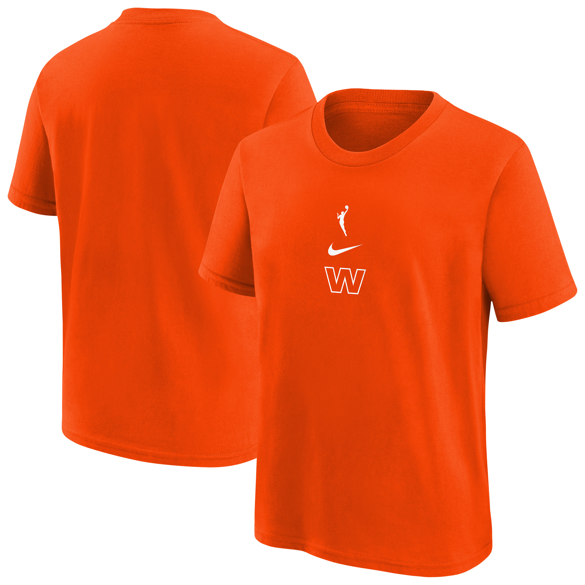 Youth Nike Brilliant Orange WNBA Essential Logo T-Shirt