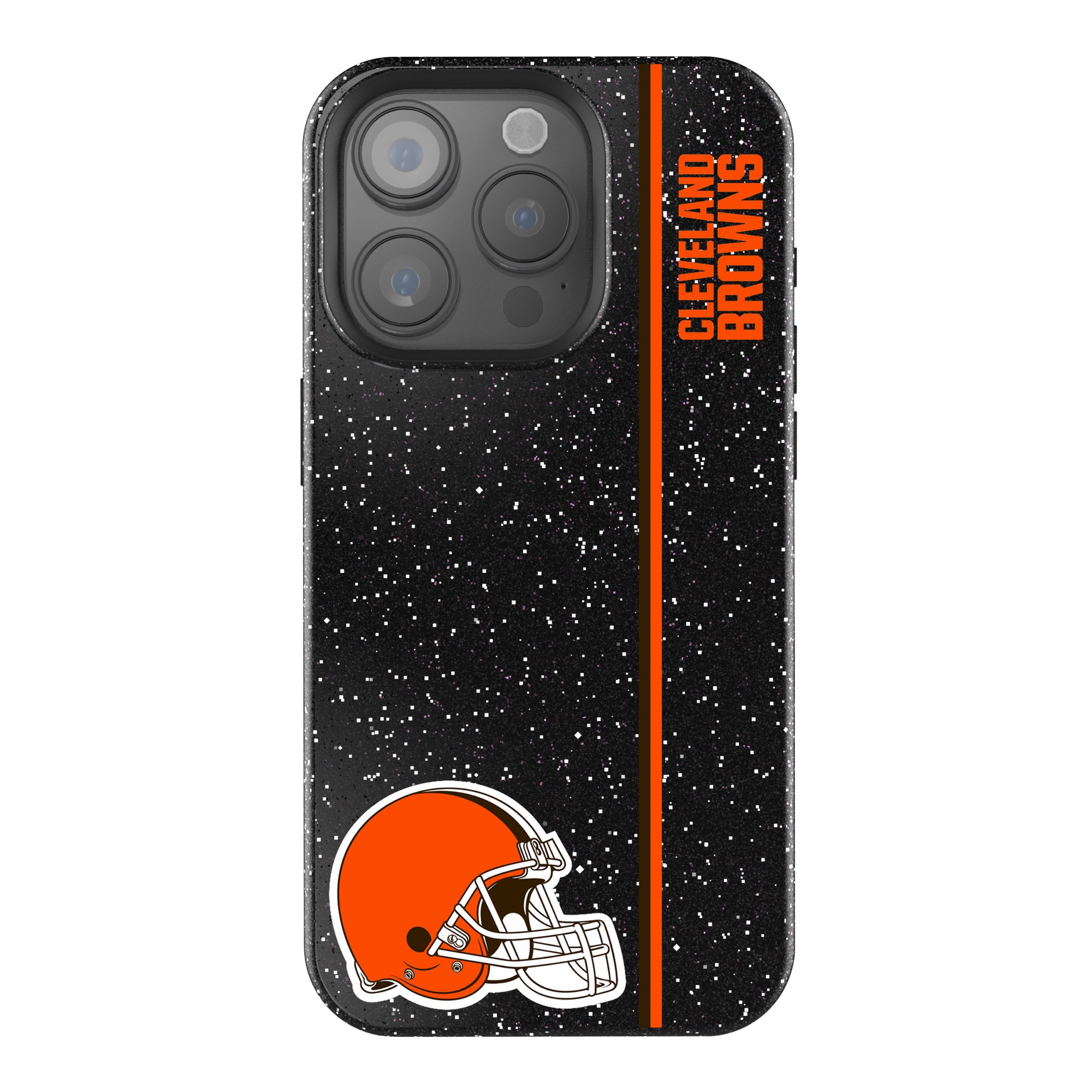 Keyscaper - NFL - Cleveland Browns iPhone Bling Case - 16 - Black