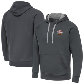 Men's Antigua Charcoal 2025 NHL Winter Classic Victory Pullover Hoodie
