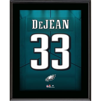 "Cooper DeJean Philadelphia Eagles 10.5"" x 13"" Jersey Number Sublimated Player Plaque"