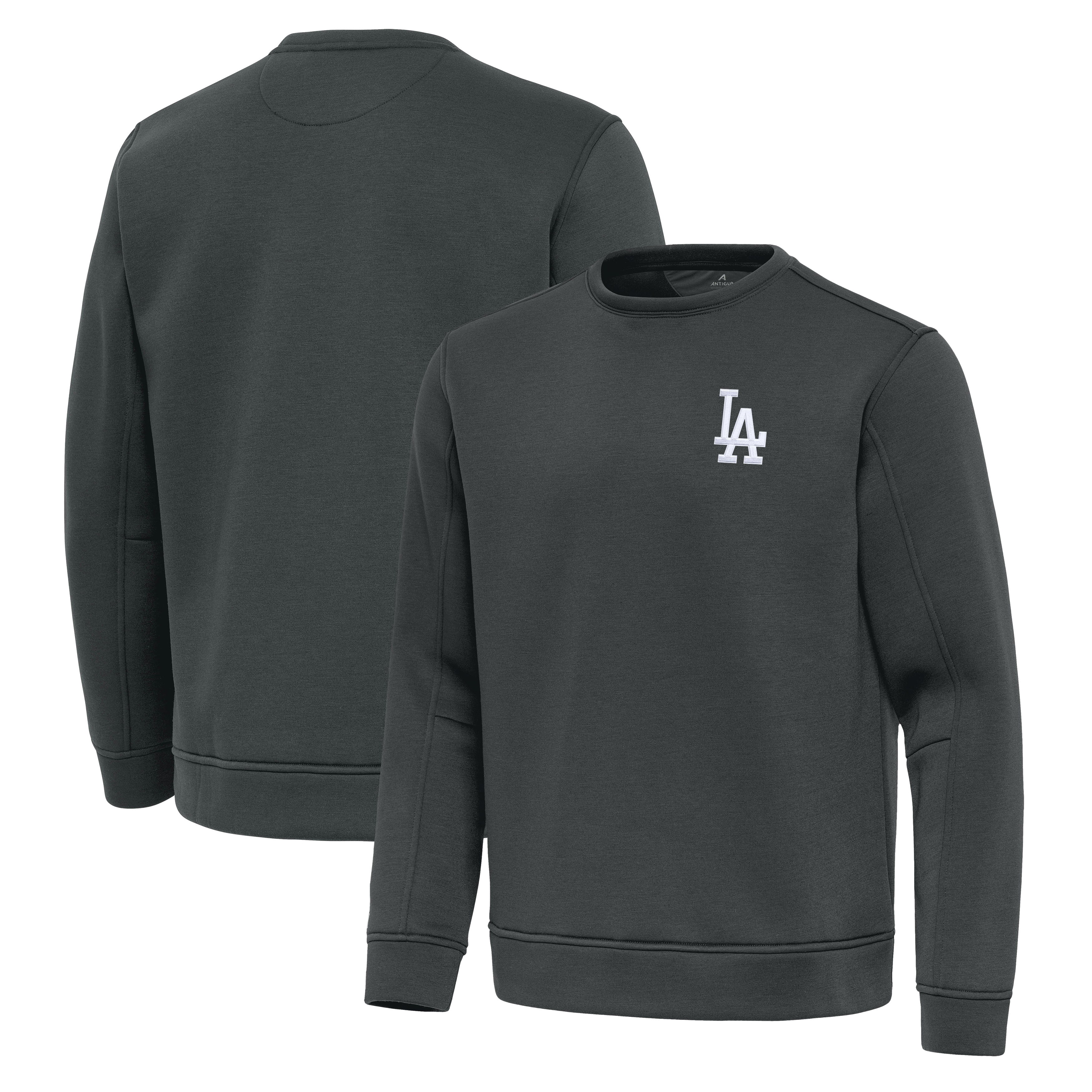 Men’s Antigua Pewter Los Angeles Dodgers Relevant Lightweight Pullover Sweatshirt Men’s Antigua Pewter Los Angeles Dodgers Relevant Lightweight Pullover Sweatshirt