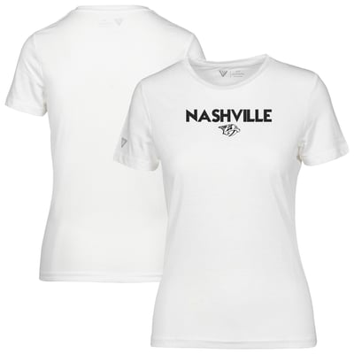 Women's Levelwear  White Nashville Predators Maddox City Capsule T-Shirt