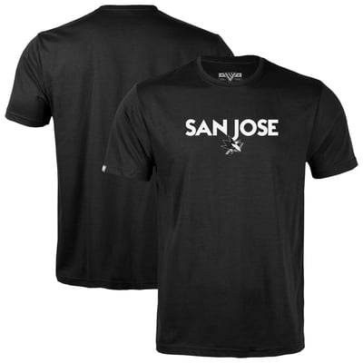 Men's Levelwear  Black San Jose Sharks Richmond City Capsule T-Shirt