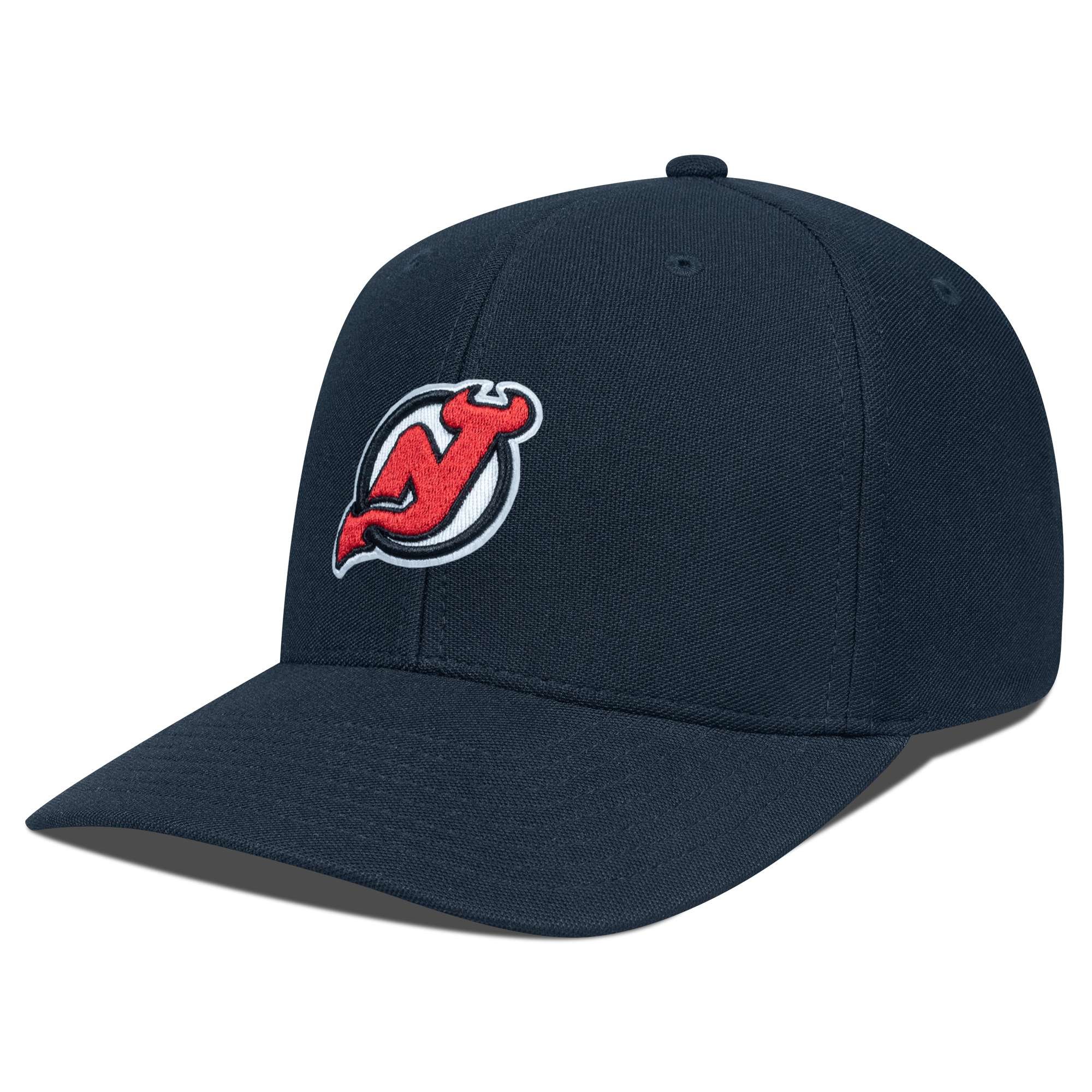 Men's Levelwear Black New Jersey Devils Fusion Adjustable Hat