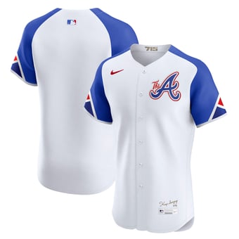 Men's Nike White Atlanta Braves City Connect Elite Jersey