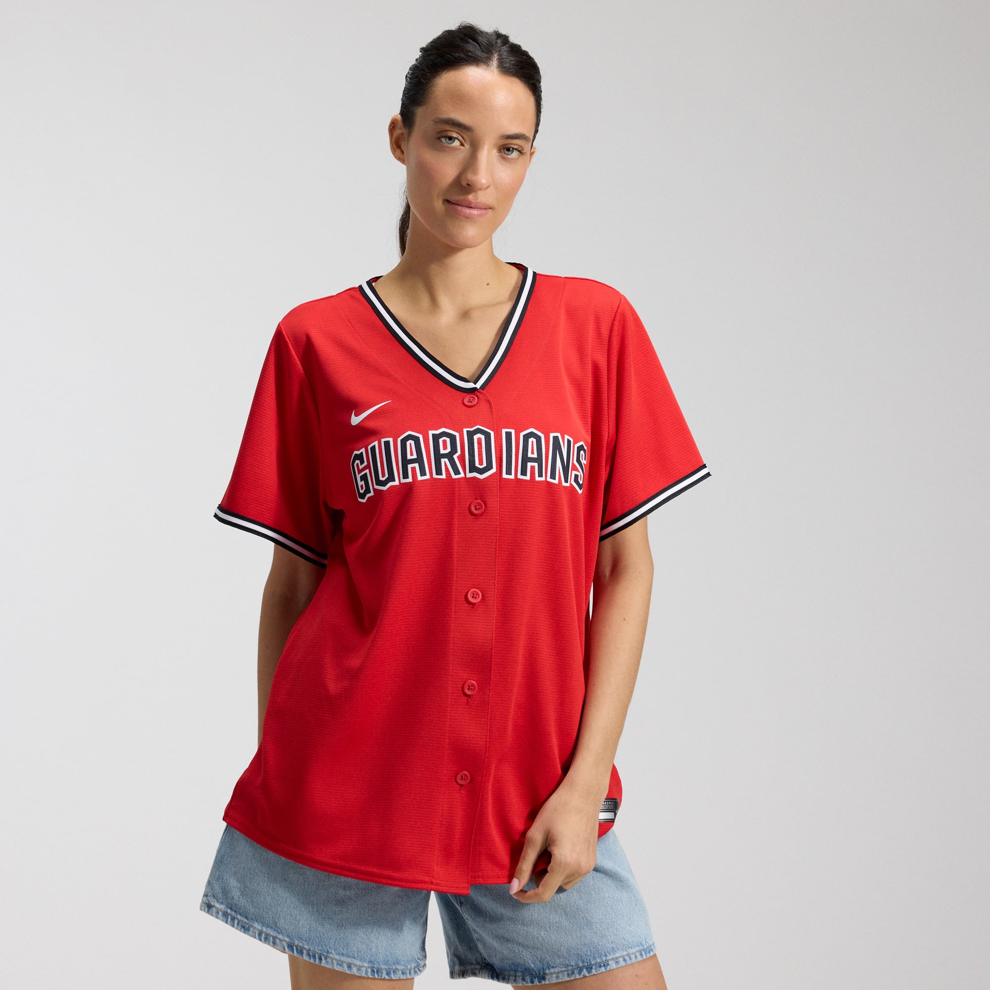 Women's Nike Red Cleveland Guardians Alternate 2 Replica Jersey