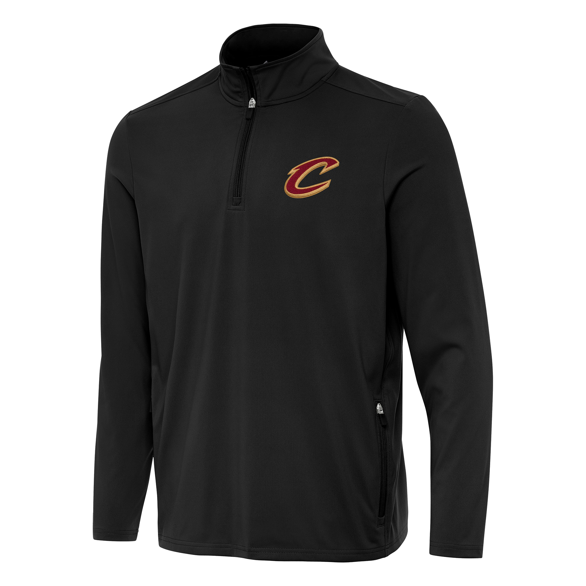 Men’s Antigua Black Cleveland Cavaliers Perilous Quarter-Zip Sweatshirt Men’s Antigua Black Cleveland Cavaliers Perilous Quarter-Zip Sweatshirt