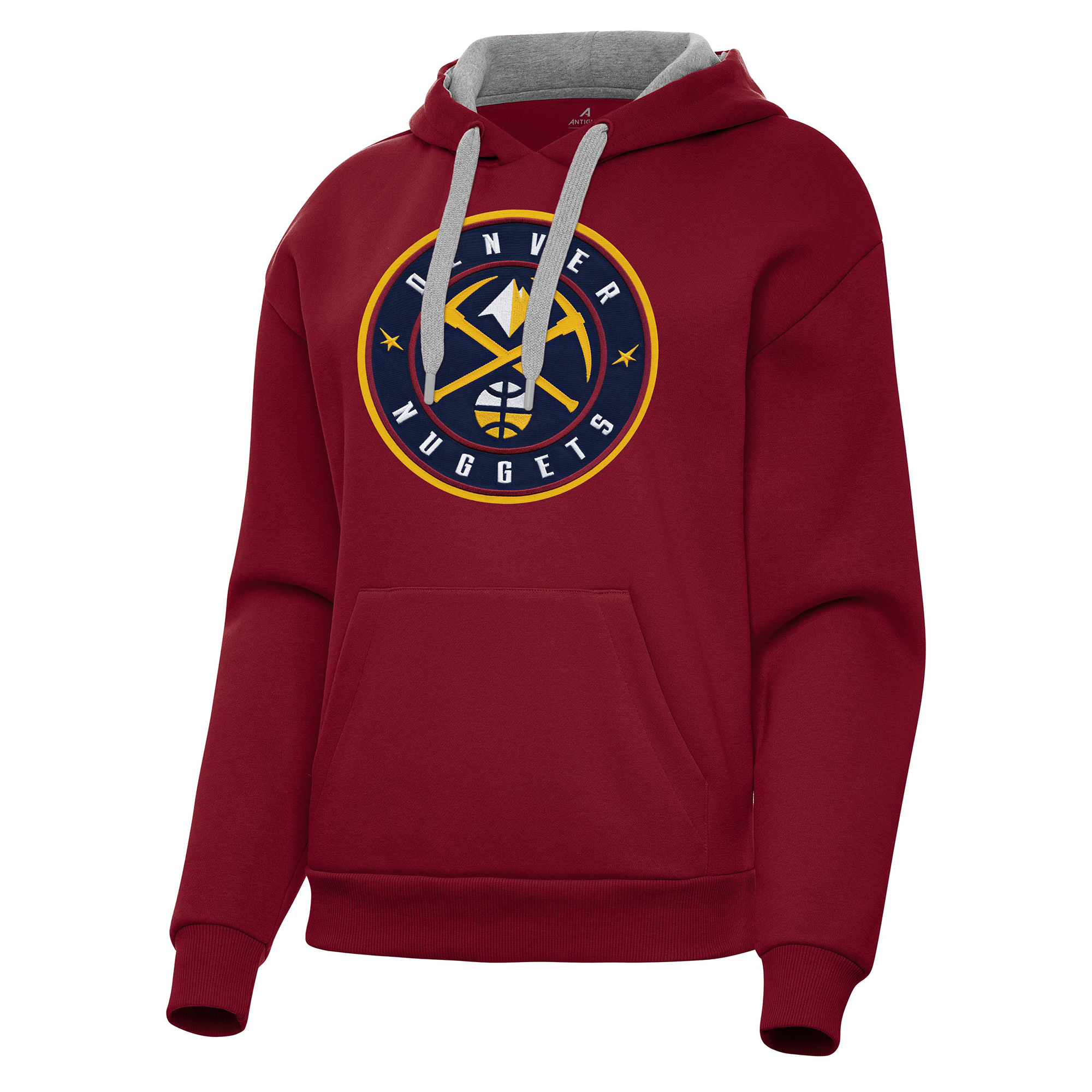 Antigua Women's Red Denver Nuggets Victory Pullover Hoodie - Red